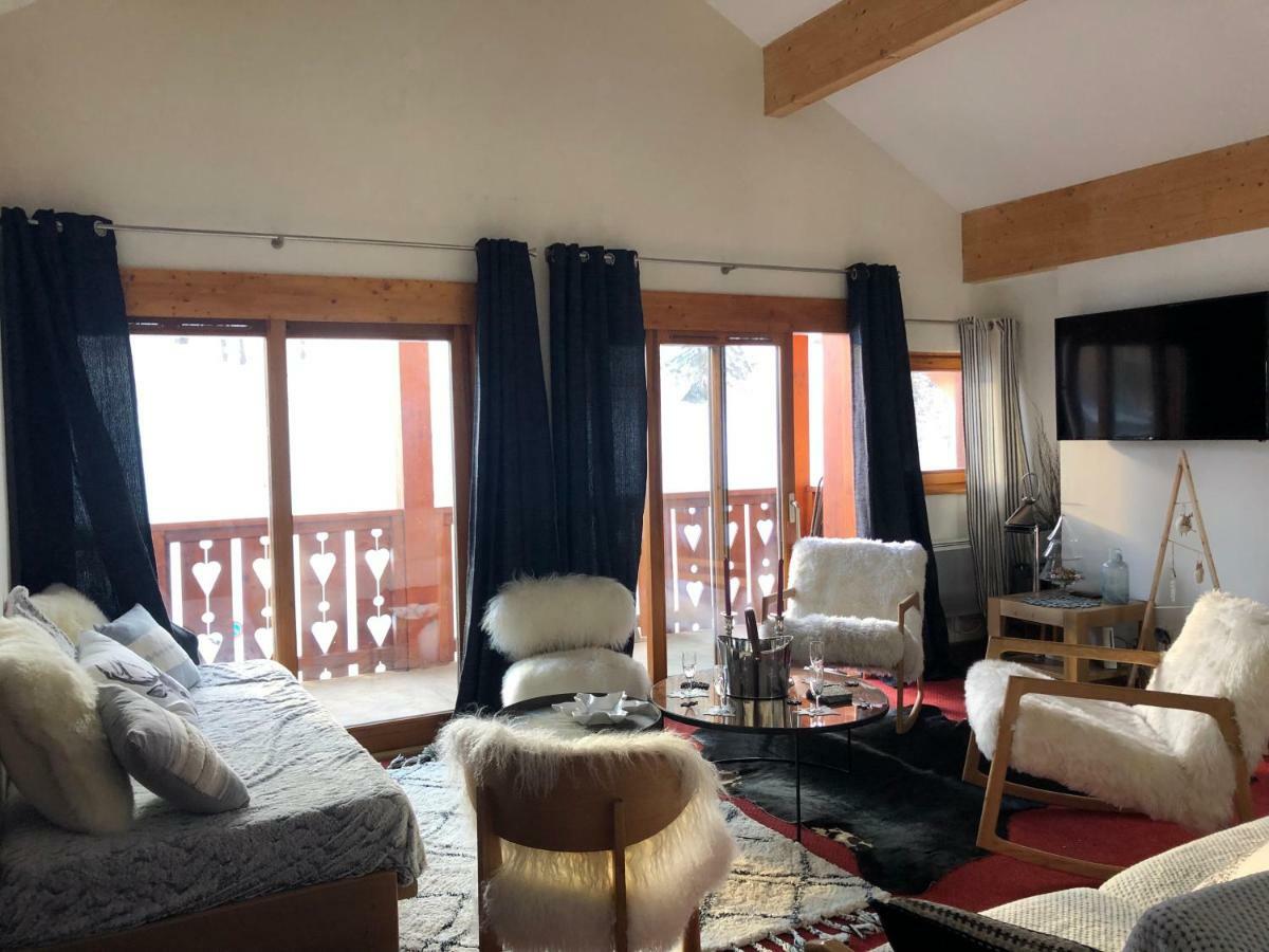 Penthouse "Bond 007" 120 M2 Piscine Sauna Risoul 1850 المظهر الخارجي الصورة
